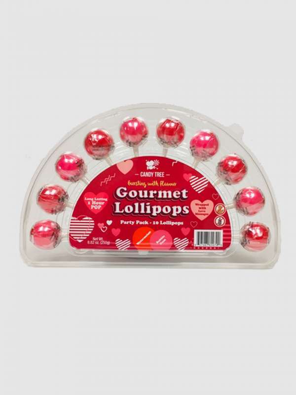 10 Pack Valentine Gourmet Lollipops